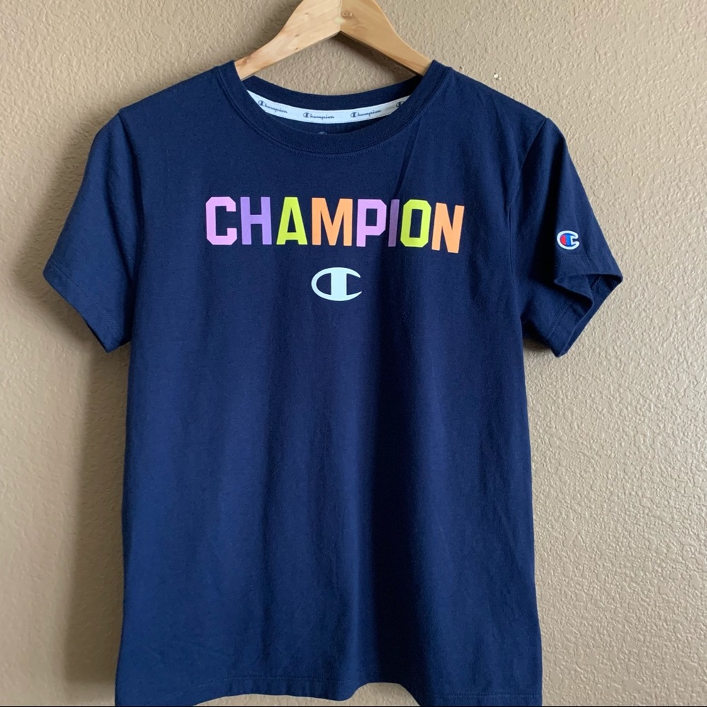 Champion Classic Tee Pop of Color Size Small - Picture 2 of 6